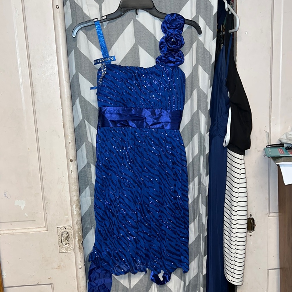 Dark blue sparkly dress
